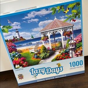 Lazy Days Oceanside View‎ Gazebo Beach  1000 Piece Jigsaw Puzzle Masterpieces
